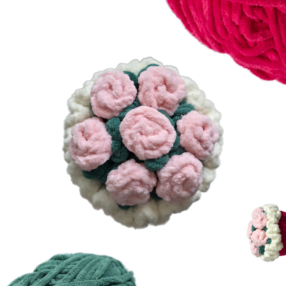 Buchet de trandafiri roz