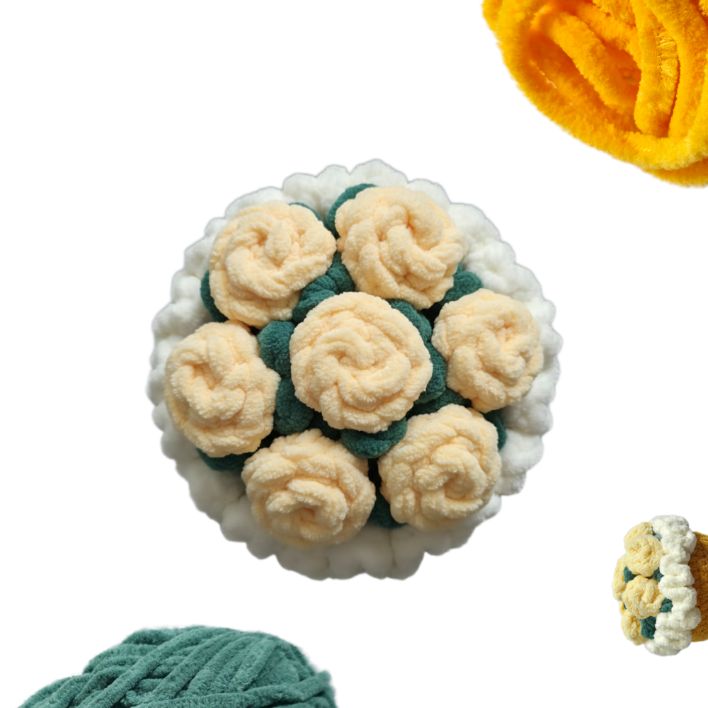 Buchet de trandafiri galbeni